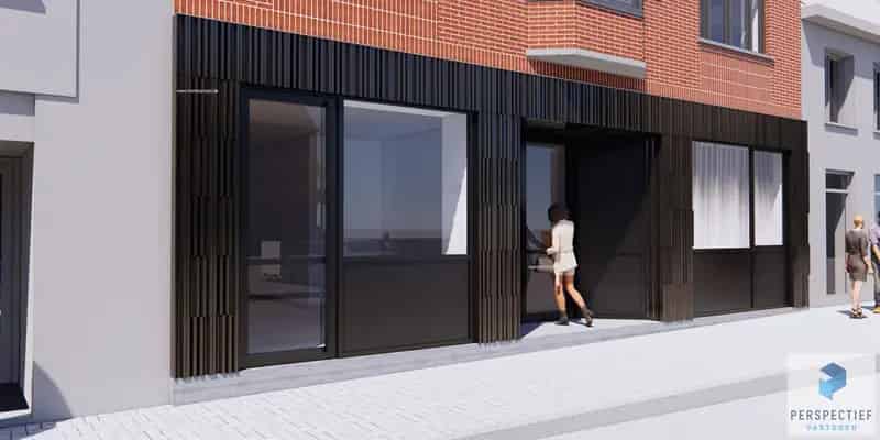 Nieuwbouw Handelspand Oedelem 71m2 Nachtwinkel Kantoor