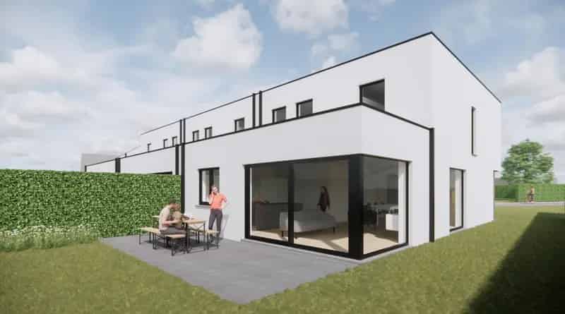 Uniek gelegen woningproject met 6 BEN-woningen.