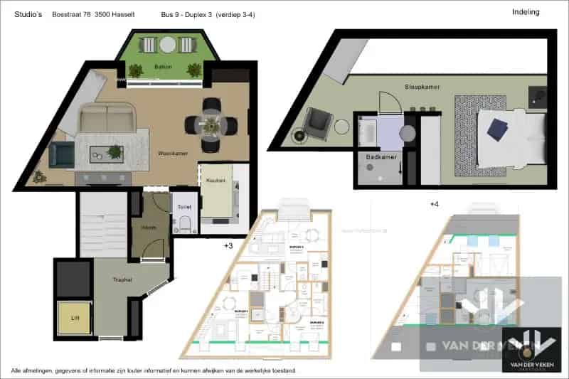 Duplex te koop Hasselt