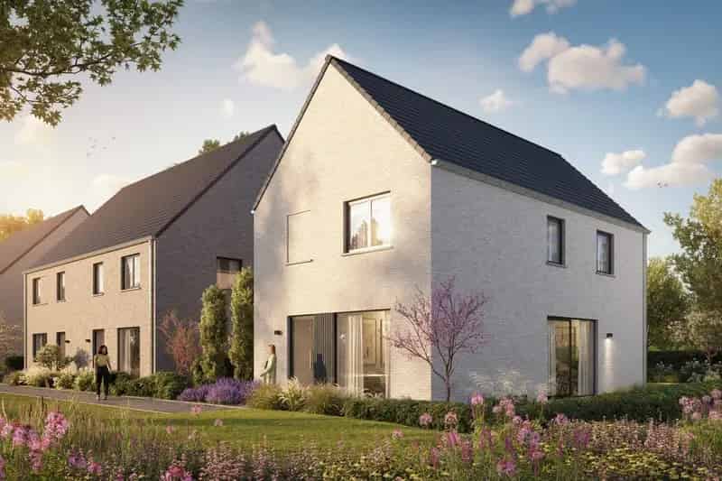 Energiezuinige open bebouwing op centrale en groene locatie in Belsele