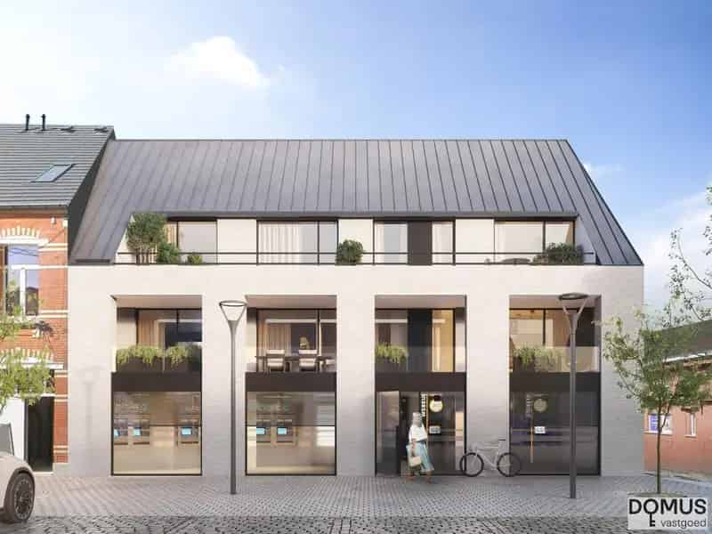 Commercieel gelijkvloers met TOPligging in de dorpskern van Meise