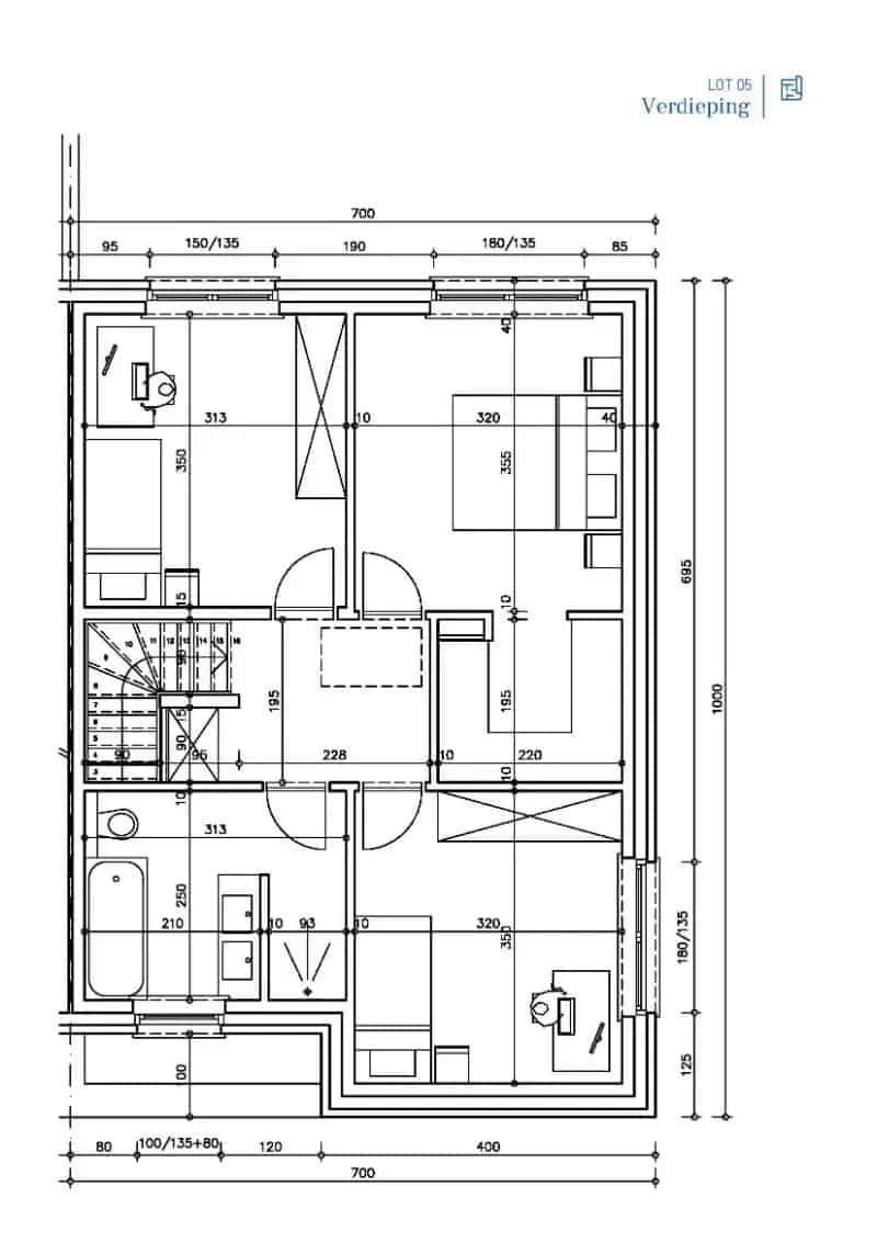 Gits (Hooglede), Middenstr-Tillostr-V.Maerlantstr - Fase 1: Lot 05