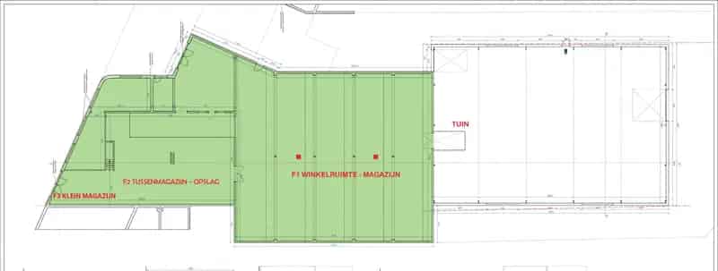 Veelzijdig bedrijfsgebouw met grote tuin en centrale ligging te Deerlijk