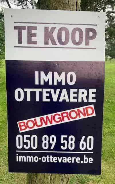 LOT 7: 401 m² BOUWGROND TE KOOP VOOR HOB in HARELBEKE (12 x 33.40)