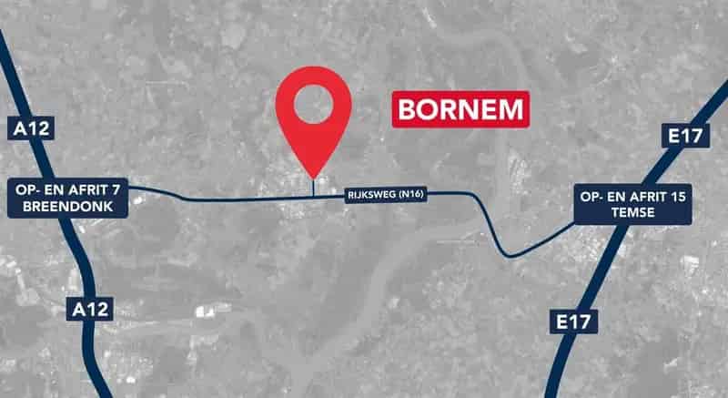 Nieuwbouw bedrijfsgebouw te huur in Bornem Project Bornem