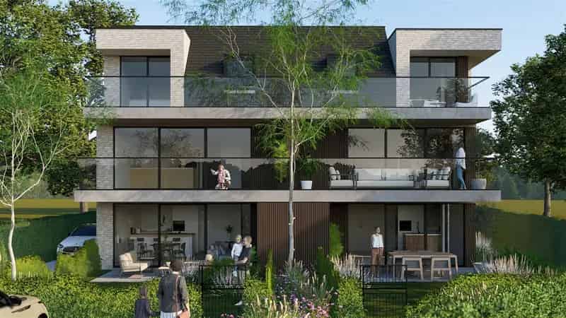 Gelijkvloers appartement te koop in Evergem