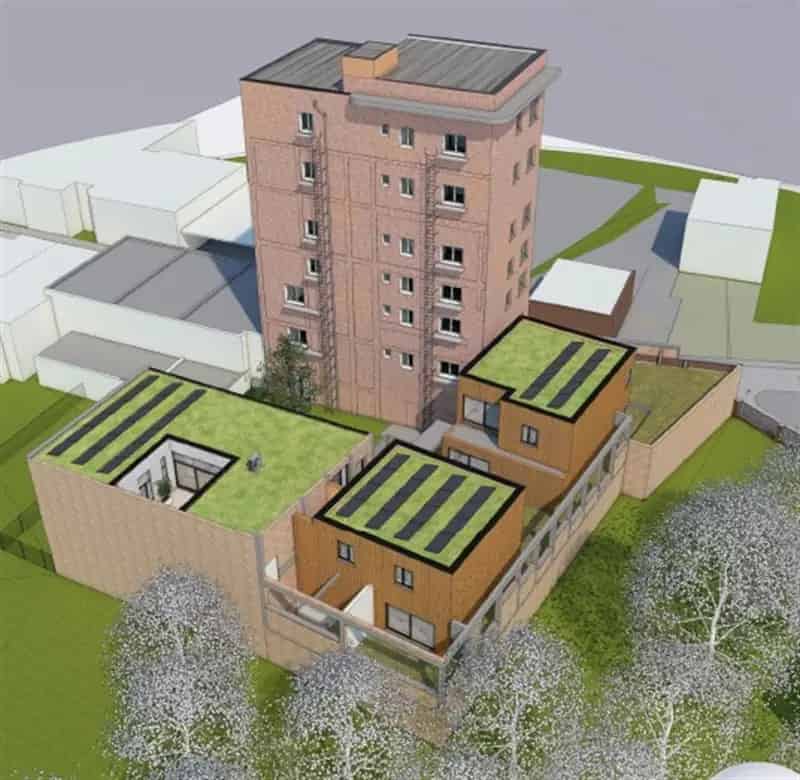 Project voor te ontwikkelen appartementen