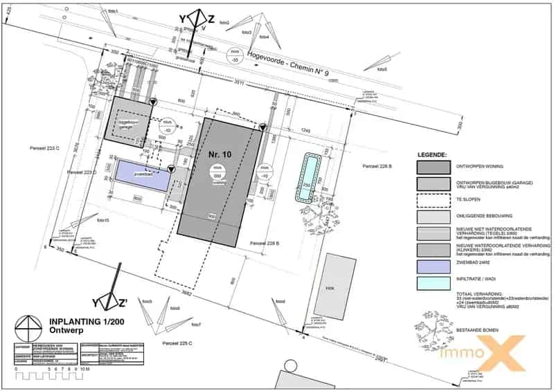 AF TE BREKEN HOEVE MET BOUWPLANNEN VILLA-GGE-ZWEMBAD