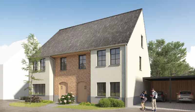 Landelijke, halfopen woning