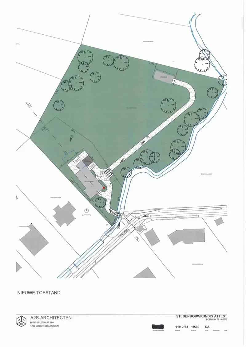 Bouwgrond in unieke groene omgeving in Asse