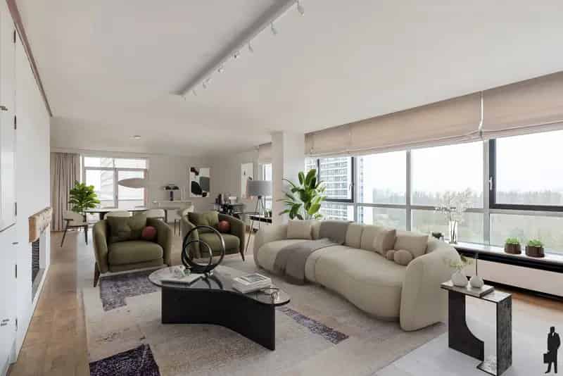 Luxe Appartement Antwerpen Panoramisch Uitzicht Schelde