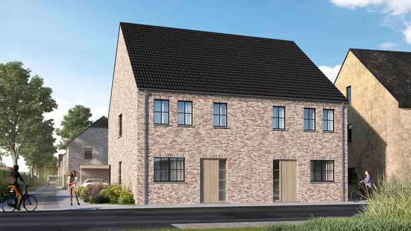 Halfopen nieuwbouwwoning met carport tussen Brugge & De Kust