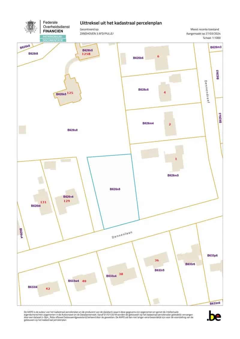 Bouwgrond 2157m² Pulle Zandhoven Vrijstaande Woning