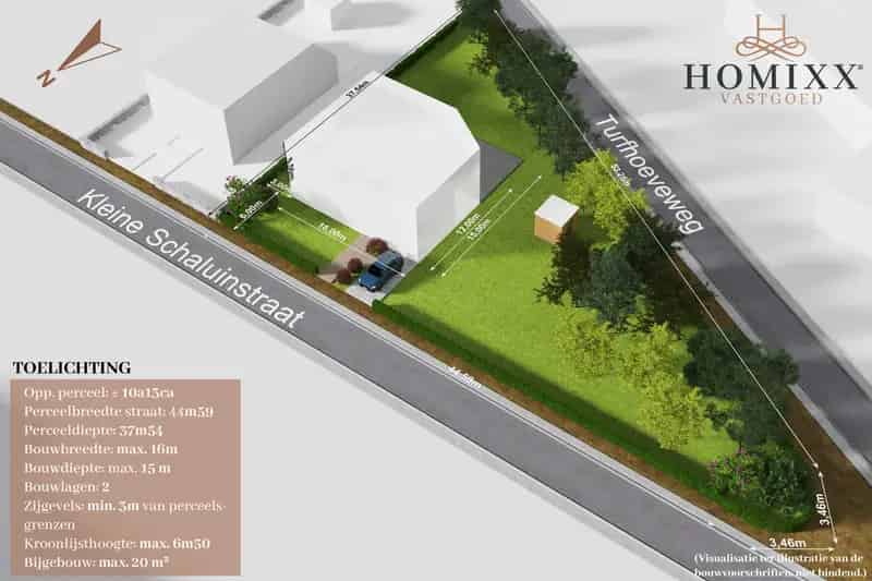 Bouwgrond te huur Baal Tremelo 10a 13ca Zuid-oriëntatie