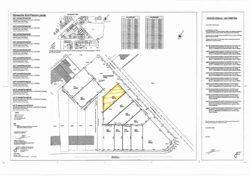 Kavel 1: Een perceel bouwgrond (lot 3)
