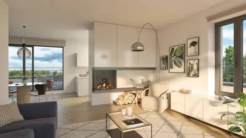 Appartement met drie slaapkamers in Ukkel