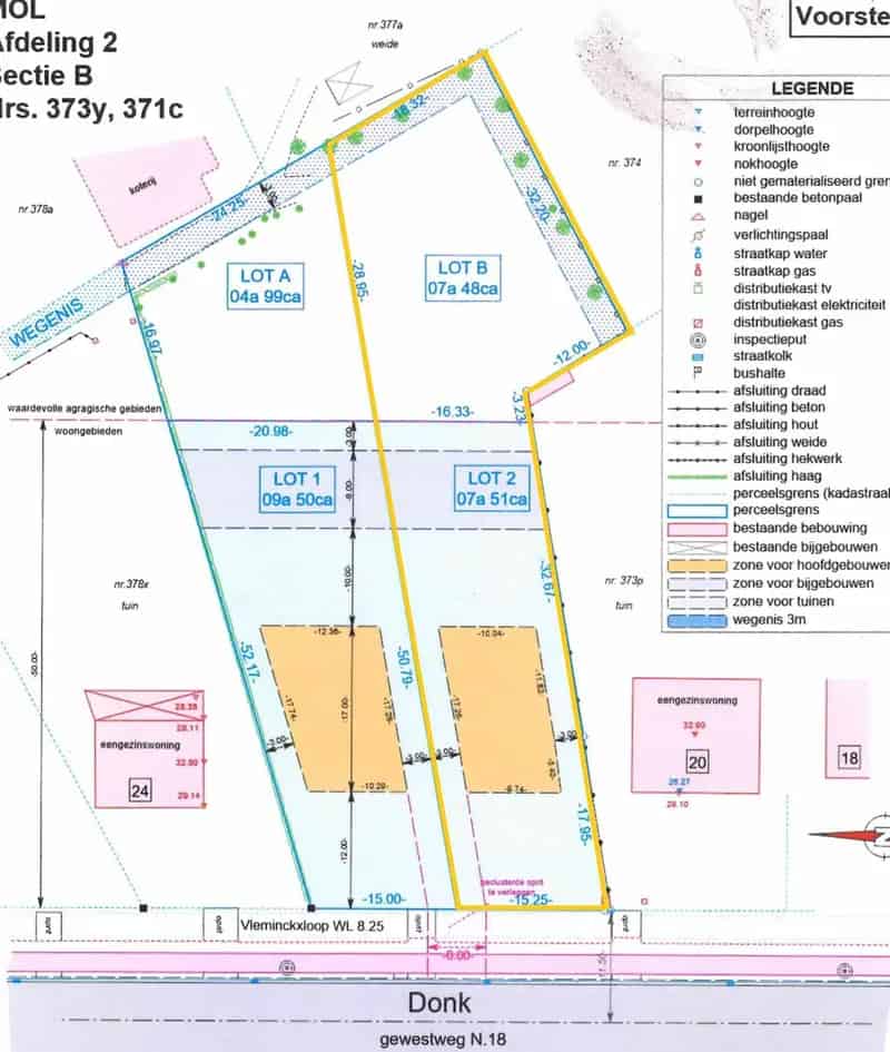 Bouwgrond te koop Dessel Mol 1499m²