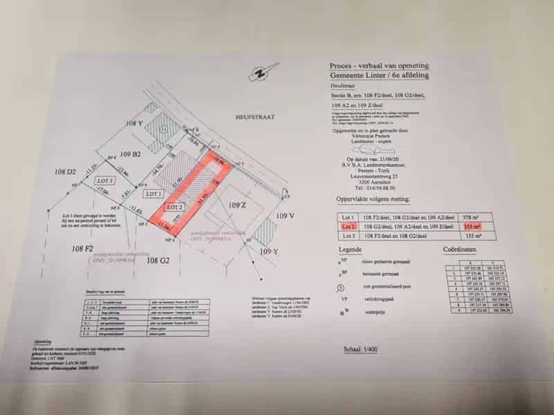 Bouwgrond half-open bebouwing te Linter (Overhespen) lot 2 bis