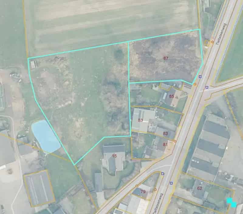Bouwgrond Oostrozebeke 2108m² - Landelijk gelegen