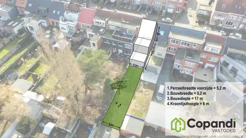 Strategisch gelegen bouwgrond nabij centrum Schoten