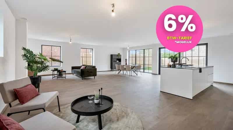 Nieuwbouwwoning 4 slaapkamers Instapklaar Energiezuinig