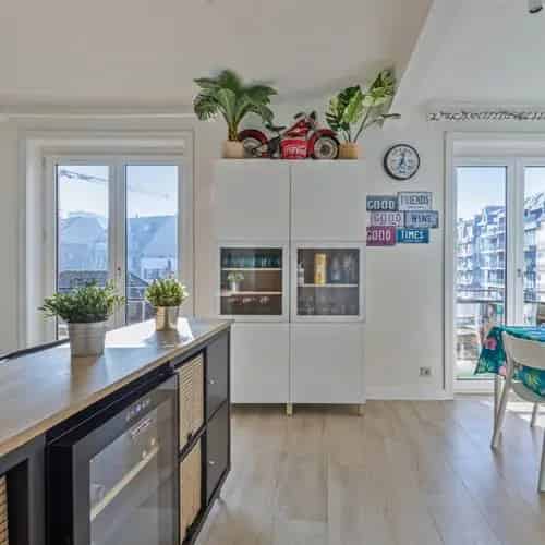 Zuidgericht appartement op toplocatie in De Panne