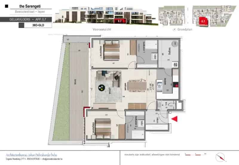Nieuwbouw appartement te koop in Ieper