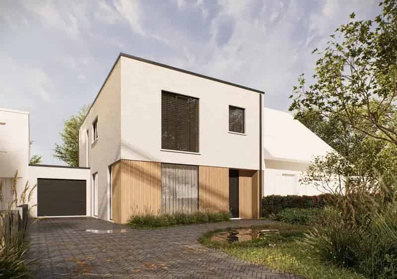 Nieuwbouw HOB met 3 slpk, bureau, 2 bdk, garage en tuin
