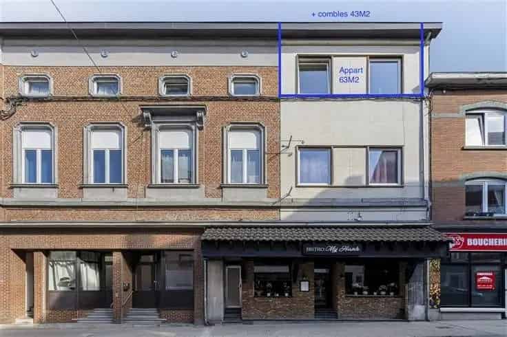 Duplex Appartement te Koop Nivelles Centrum 2 slaapkamers Zolderruimte