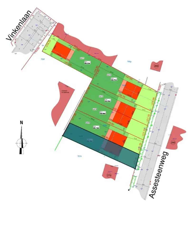 CENTRAAL GELEGEN BOUWGROND VAN +/-6a38ca VOOR HOB