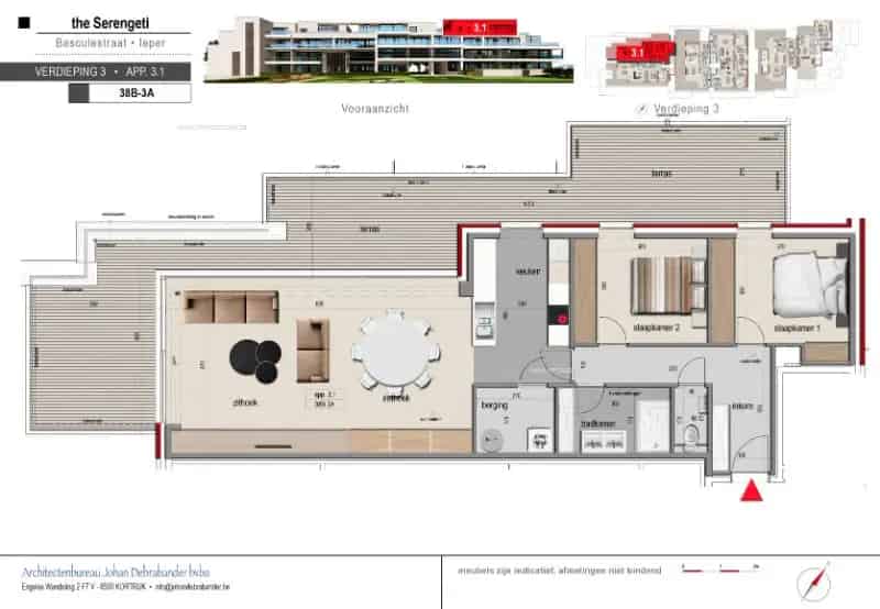 Nieuwbouw appartement te koop in Ieper