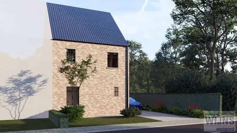 Halfopen nieuwbouwwoning: Ruwbouw winddicht.