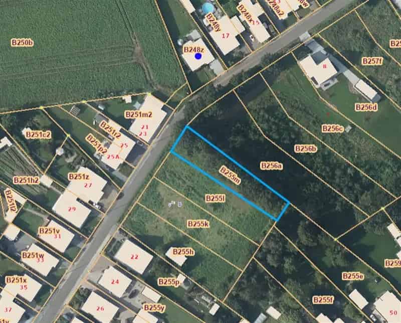 Bouwgrond voor open bebouwing van 1017m²