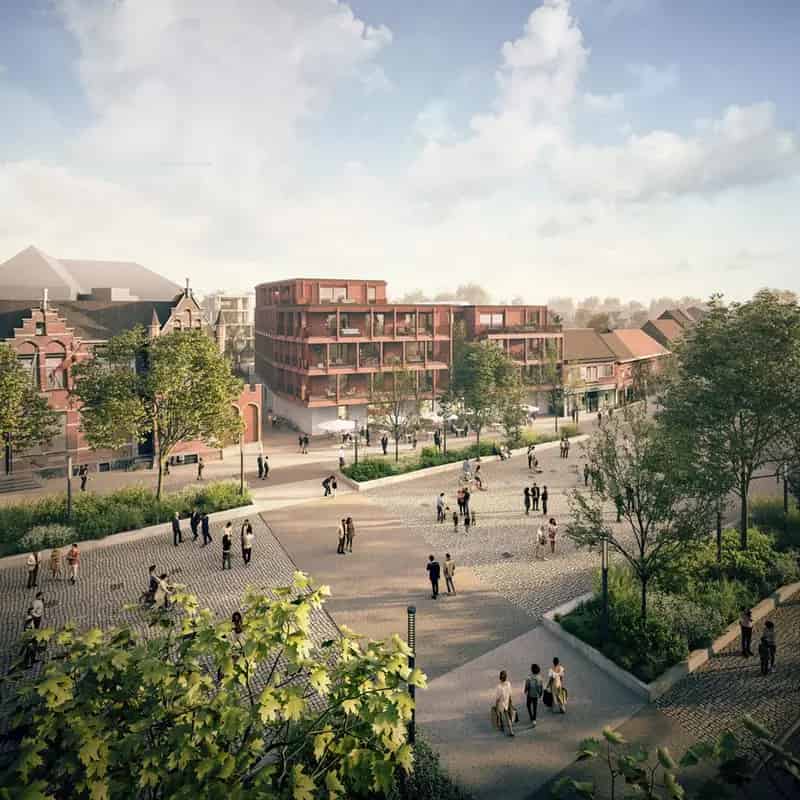 Nieuwbouw handelsgelijkvloers te koop in Lummen