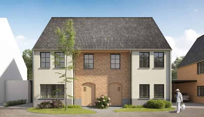 Landelijke, halfopen woning