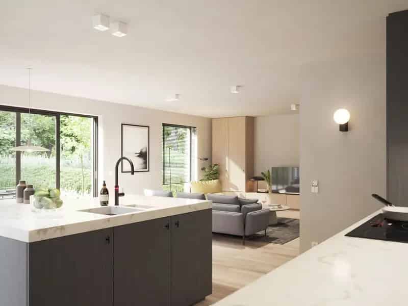 Een vrijstaande nieuwbouwwoning op ca. 538 m² grond