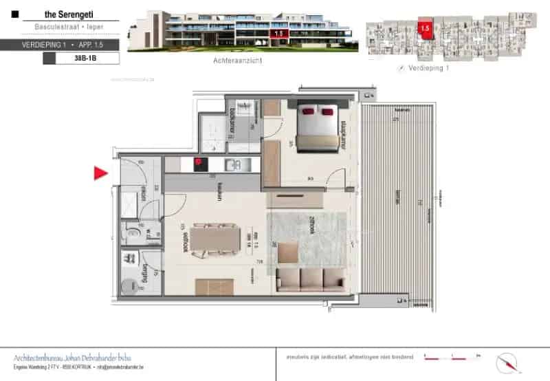 Nieuwbouw appartement te koop in Ieper