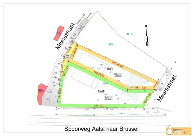TERNAT: Bouwgrond voor halfopen bebouwing van 4a 86ca