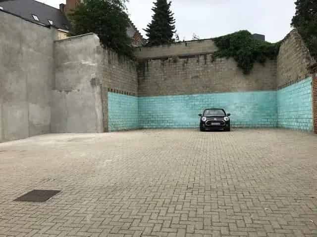 Autostaanplaats in centrum van Tienen