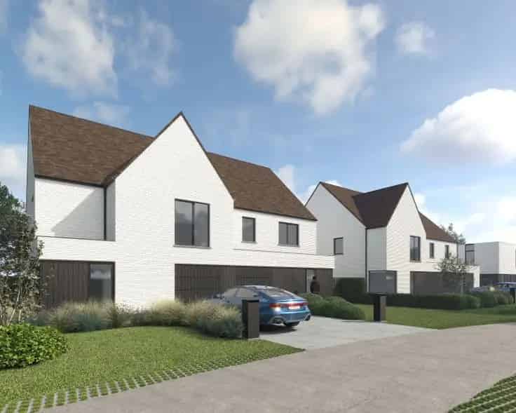 Moderne Nieuwbouwwoning te Merendree 3 slaapkamers Garage Tuin