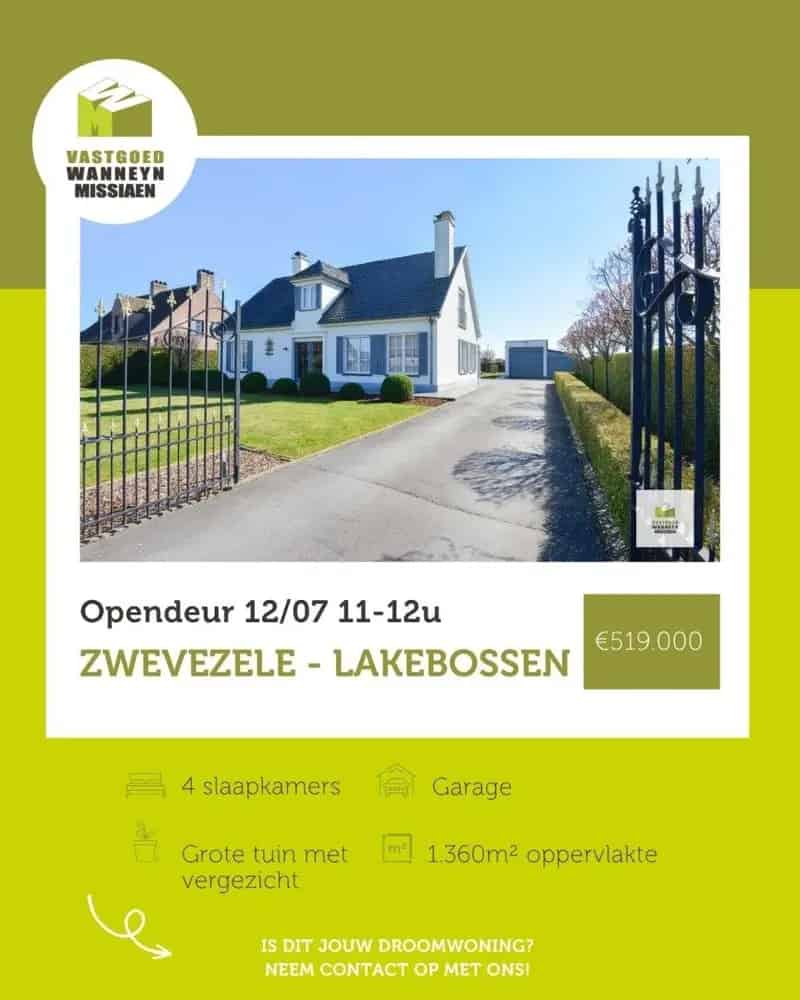 Verzorgde villa met 4slpk, zuidgerichte tuin en garage op 1.360m2 aan de rand van de Lakebossen