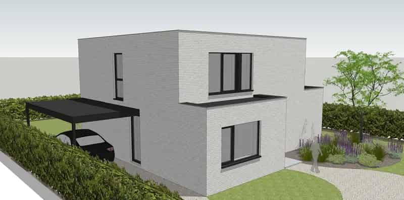 Bouwgrond te koop Vurste Gavere 541m² groene omgeving