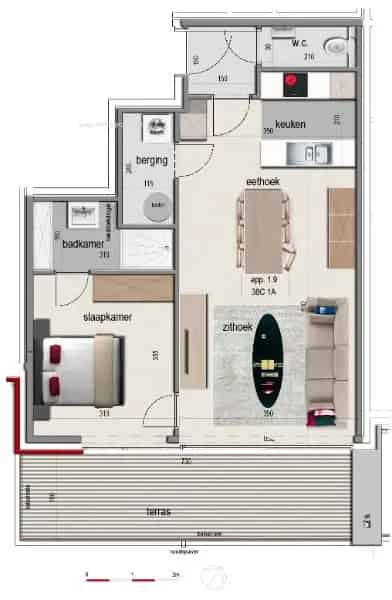 Nieuwbouw appartement te koop in Ieper