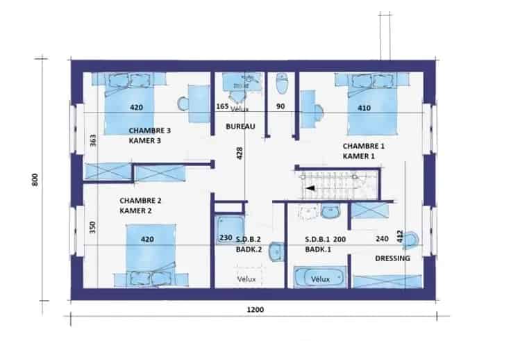 Villa 4 Gevels PEB A+  Hoog Energetisch Rendement