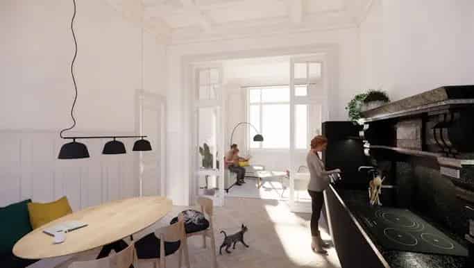 Appartement te koop in Rue Van Meyel - Van Meyelstraat 49, Brussel - Dewaele