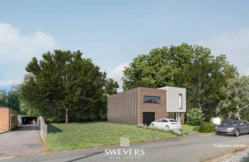 Zonovergoten bouwgrond van 7a 22ca voor HOB in Leopoldsburg