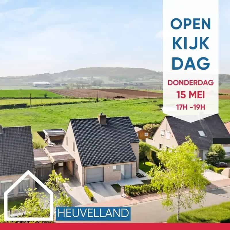 Heuvelland (De Klijte), goed onderhouden villa met zicht op de Kemmelberg.