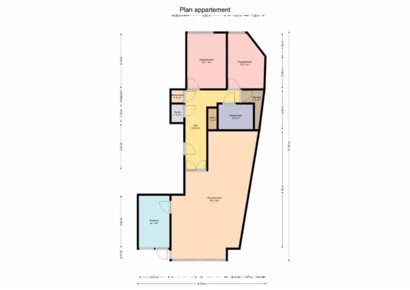 APPARTEMENT MET TOPLIGGING
