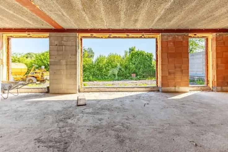 Driezijdige Woning Ruwbouw Bois-d'Haine 4 slaapkamers