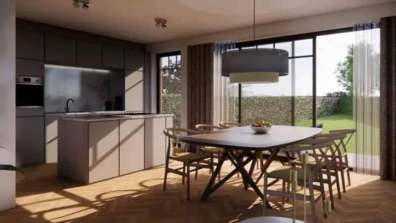 Rustig gelegen nieuwbouw met 3 slaapkamers.